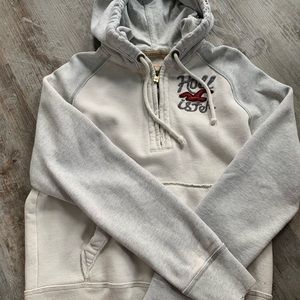 Hollister quarterzip hoodie